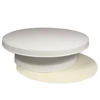 PME Drehscheibe 31.5 x 8 cm, Weiss - Produkttyp: Drehscheibe - Materialtyp: Kunststoff - Material: Kunststoff - Detailfarbe: Weiss - Anzahl Etagen: 1 × - Stapelbar: Nein