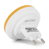 Entac Nachtlicht 0.5W Kreis WW Orange Dämmerungssensor