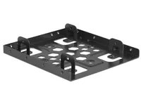DELOCK Einbaurahmen 2x 2.5"" zu 3.5"" Aluminium schwarz