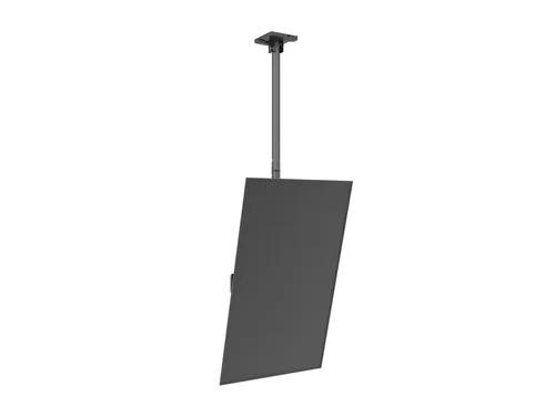 Multibrackets Deckenhalterung MBC1U Professional - Detailfarbe: Schwarz - Eigenschaften: 2-Sektionen - Deckenmontage - Modular erweiterbar - Neigbar - Maximale Bildschirmgrösse: 75  - Maximale Tragkraft: 50 kg