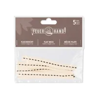 Feuerhand Flachdocht, 1.25 x 12 cm, 5 Stück - Produkttyp: Docht