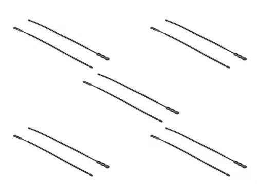 Delock Kabelbinder 210 x 4.5 mm Polyamid, Schwarz, 10 Stk. - Produkttyp: Kabelbinder - Ausstattung Kabelmanagement: Wiederverwendbar - Detailfarbe: Schwarz - Breite: 4.5 mm - Länge: 210 mm - Material: Polyamid (PA)