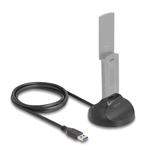 Delock Magnetischer Standfuß USB Typ-A 5 Gbps Docking Kabel 1,2 m