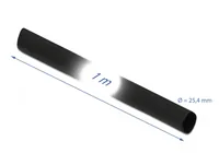 Delock Schrumpfschlauch 1 m x 25.4 mm Schwarz - Detailfarbe: Schwarz - Durchmesser: 25.4 mm - Länge: 1 m - Material: Polyolefin