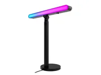 Logitech Litra Beam LX - Farbtemperatur Kelvin: 2700 bis 6500 K - Lichtfarbe: Kaltweiss/Tageslichtweiss (KW) - Neutralweiss (NW) - RGB - farbig - Warmweiss (WW) - Leuchtenfarbe: Schwarz