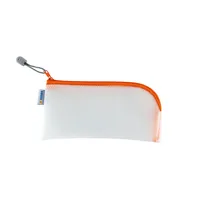 HERMA Etui Mesh Bag 23 x 11 cm, Orange/Weiss - Breite: 23 cm - Höhe: 11 cm - Gefüllt: Nein - Etui-Art: Etui - Material: EVA - Detailfarbe: Weiss - Orange
