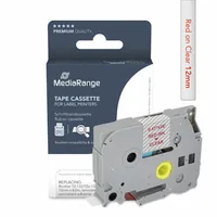MediaRange Schriftbandka. Brother TZ-132TZe-132 12mm 8m rot