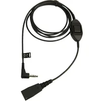 Jabra Anschlusskabel  für Alcatel 3.5 mm Klinke - QD 1.5 m - Kabeltyp: Anschlusskabel - Anschluss 1 (Quelle): 3.5 mm Klinke - Anschluss 2 (Endgerät): QD - Kabellänge: 1.5 m