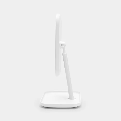 Brabantia Kosmetikspiegel ReNew mit Ablageschale, Weiss - Vergrösserung: 0 × - Detailfarbe: Weiss - Form: Eckig - Wandhalterung: Nein