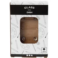 Creativ Company Soap Dish, H: 3 cm, L: 15 cm, W: 9,5 cm, Clear, 1 pc