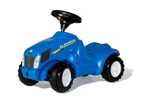 Rolly Toys Rutschfahrzeug Minitrac New Holland - Fahrzeugtyp: Traktor - Altersempfehlung ab: 18 Monaten - Ausstattung: Hupe - Detailfarbe: Blau - Material: Kunststoff