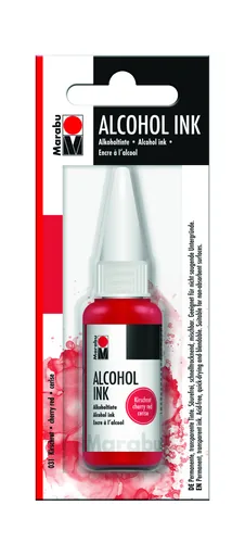 Marabu Alkoholtinte Ink Kirschrot, 20 ml - Art: Alkoholtinte - Detailfarbe: Kirschrot - Set: Ja