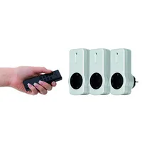 REV Funk-Steckdosen-Set silber 3+1 3x1000W           0085010703