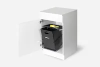 Müllex Abfalleimer SINGLE 35 - Fassungsvermögen: 35 l - Breite: 55 cm - Höhe: 48 cm - Tiefe: 365 mm - Anzahl Behälter: 1 - Form: Eckig
