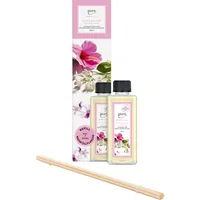 ipuro Duftstäbchen Refill Flower Bowl mit Stäbchen 200 ml - Volumen: 200 ml - Duft: Bergamotte - Amber - Orange - Zedernholz - Mandarine - Veilchen - Kardamom - Jasmin - Maiglöckchen - Moschus