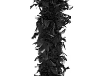 Partydeco Partyaccessoire Boa Schwarz - Packungsgrösse: 1 Stück - Produkttyp: Partyaccessoire - Material: Federn - Detailfarbe: Schwarz - Motto: Disco-Fever - Bachelorette Party - Geburtstag