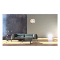 TFA-Dostmann 98.1065 Wand- /Tischuhr Rund Schwarz, Braun, Weiß