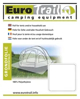 Eurotrail Zeltunterlage 200 cm x 300 cm - Produkttyp: Zeltbodenunterlage - Material: Polyethylen (PE) - Farbe: Transparent - Sportart: Camping
