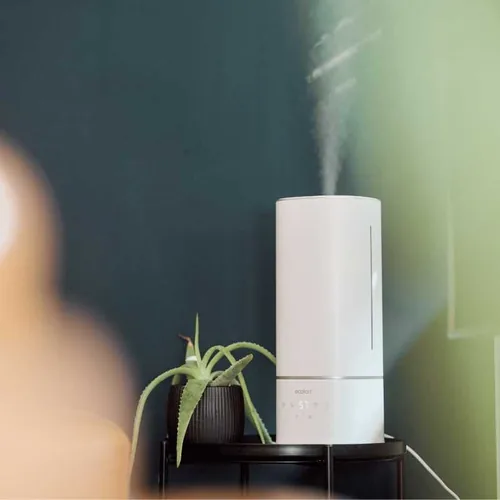 Ecofort Luftbefeuchter ecoQ HumidAir U400+ 55 m² - Typ: Luftbefeuchter - Funktionen: Automatikmodus - Beduften - Befeuchten - Einstellbarer Nebelauslass - Fernsteuerung über App - Hygrostat - Stimmungslicht - Timerfunktion - Ultraschallverneblung - WLAN-V