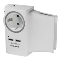 LogiLink PA0165 socket-outlet White