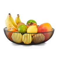 Zeller Present 27382 serving basket Round Metal Black