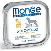 Monge Nassfutter Monoprotein Pâté Huhn, 150 g - Tierbedürfnis: Kein besonderes Bedürfnis - Geschmacksrichtung: Geflügel - Zertifikate: Keine Zertifizierung - Fleischsorte: Huhn - Futtereigenschaft: Ohne künstliche Zusätze - Ohne Zuckerzusatz - Produkttyp: