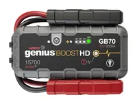 Noco Starterbatterie mit Ladefunktion GB70 12 V 2000A - Gerätetyp: Booster - Betriebsart: Akkubetrieb - Spannung: 12 V - Akkukapazität: 5000 mAh - Startstrom: 2000 A - Schnittstellen: Micro-USB 2.0 - USB