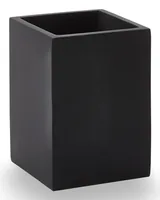 Aquanova Zahnputzbecher Moon Schwarz - Detailfarbe: Schwarz - Detailmaterial: Keramik - Grundmaterial: Kunststein