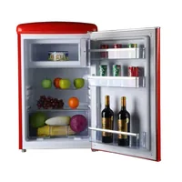 SPC Kühlschrank KS2777-1 Rot, Rechts - Energieeffizienzklasse: C - Bauart: Freistehend - Einbaunormen: CH 55 - Nutzinhalt Kühlen: 95 l - Nutzinhalt Gefrieren: 13 l - Breite: 55 cm