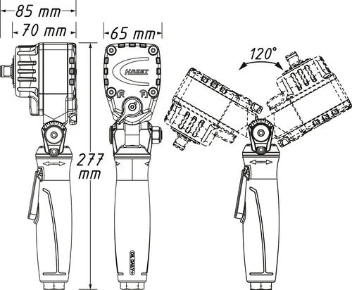 HAZET 9012ATT Bohrmaschine