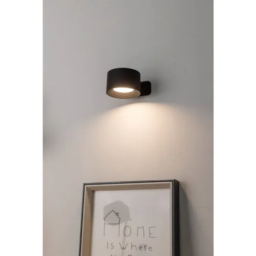 EGLO Leuchten Wandleuchte MURAGLIE LED Touch rund Schwarz - Smart Home: Nicht kompatibel - Dimmbar: dimmbar - Anwendungsbereich: Indoor - Betriebsart: Akkubetrieb - Zusätzliche Ausstattung: Berührungssensor - Tragbar - Variable Farbtemperatur - Lampensock