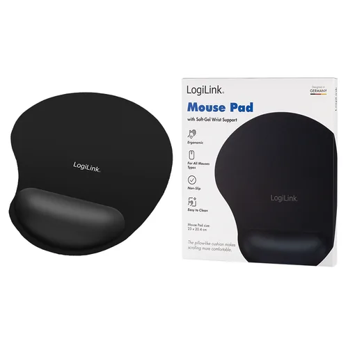 LogiLink ID0027 Mauspad Schwarz