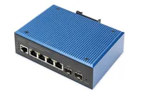 Digitus DN-651154 Netzwerk-Switch Managed L2 Gigabit Ethernet (10/100/1000) Schwarz, Blau