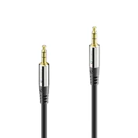 sonero Audio-Kabel 3.5 mm Klinke - 3.5 mm Klinke 1 m - Kabeltyp: Anschlusskabel - Audioanschluss Seite A: 3.5 mm Klinke - Audiokanäle: Stereo - Audioanschluss Seite B: 3.5 mm Klinke - Detailfarbe: Schwarz - Länge: 1 m