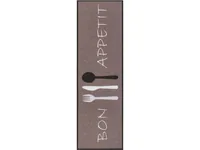 Hanse Home Teppich Bon Appetit 50 x 150 cm - Nachhaltigkeit: Nicht angegeben - Teppichtyp: Antirutschmatte - Motiv: Essen - Detailfarbe: Braun - Breite: 50 cm - Länge: 150 cm