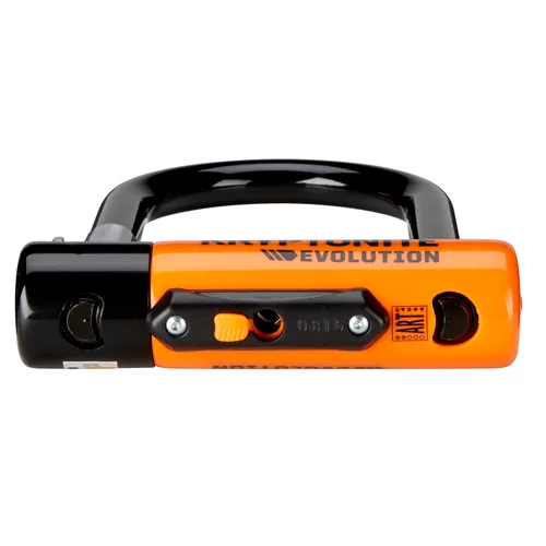 Kryptonite Veloschloss Evolution Mini-5 - Schlossart: Bügelschloss - Länge: 140 mm - Schliesssystem: Schlüssel - Sportart: Velo - Farbe: Orange - Schwarz