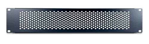 Inter-Tech IPC 19"" Lochblende 2HE, 89x482x11mm, RAL 9005