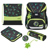 Herlitz UltraLight XL Plus Explorer school bag set Boy Polyester Black, Green