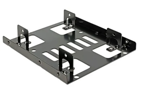 Delock 3.5-Einbaurahmen für 2x 2.5 HDD/SDD - Zubehörtyp: HDD/SSD Montageset