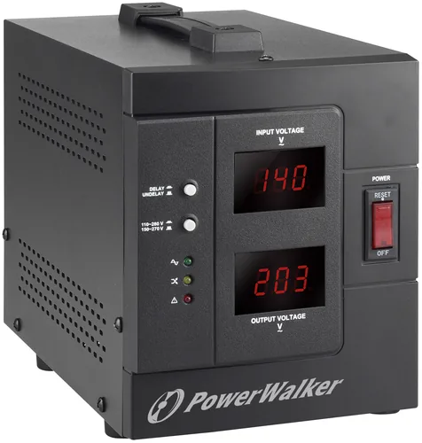 PowerWalker AVR 2000/SIV voltage regulator 2 AC outlet(s) 230 V Black