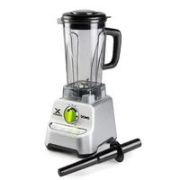 Domo Standmixer DO747BL Schwarz/Silber - Motorleistung: 1500 W - Funktionen: Ice Crush - Mixen - Shaken - Smoothies - Fassungsvermögen Saftbehälter: 2 l - Detailfarbe: Schwarz - Silber