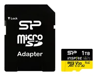 Silicon Power SP001TBSTXLA2V1NSP memory card 1 TB MicroSDXC 3D TLC NAND Class 10