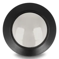 Drucktaster zum Einbau 16 mm 2 x Schraubklemme Taster gewölbt Kunststoff Snap in Montage