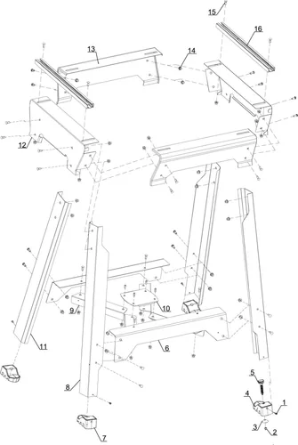 E-Stand 4310620 (aluminium/rot)