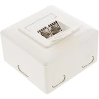 InLine 75602K boitier de prise de courant Blanc