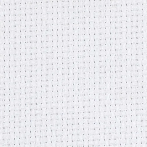 Creativ Company Aida-Stoff 50 x 50 cm, Weiss - Detailfarbe: Weiss - Produktart: Aida-Stoff
