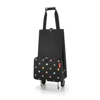 Reisenthel Einkaufstrolley  Dots - Breite: 29 cm - Detailfarbe: Mehrfarbig - Schwarz - Material: Polyester - Höhe: 66 cm - Länge: 27 cm