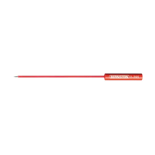 Bernstein Werkzeuge Prüfspitze Rot, Klinge 1 mm - Zubehörtyp: Prüfspitze - Schnittstellen: Keine - Set: Nein - Kabellänge: 0 cm