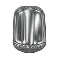 Blomus Laterne Lito L 45 cm, Grau - Höhe: 45 cm - Detailfarbe: Grau - Detailmaterial: Stahl (pulverbeschichtet) - Grundmaterial: Metall