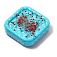 Prym  Love Magnetnadelkissen 0.60 x 30 mm, 9 g - Verpackungseinheit: 1 Stück - Detailfarbe: Mint - Weiss - Produkttyp: Magnetnadelkissen